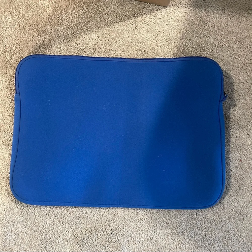 Blue laptop case